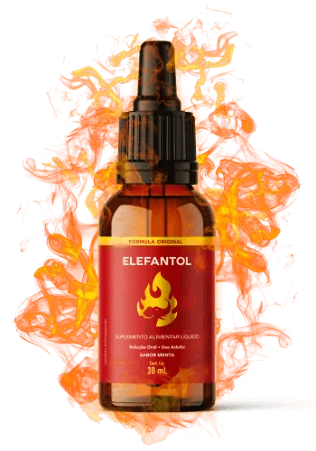 Elefantol funciona? Frasco do suplemento em gotas original de 30 ml